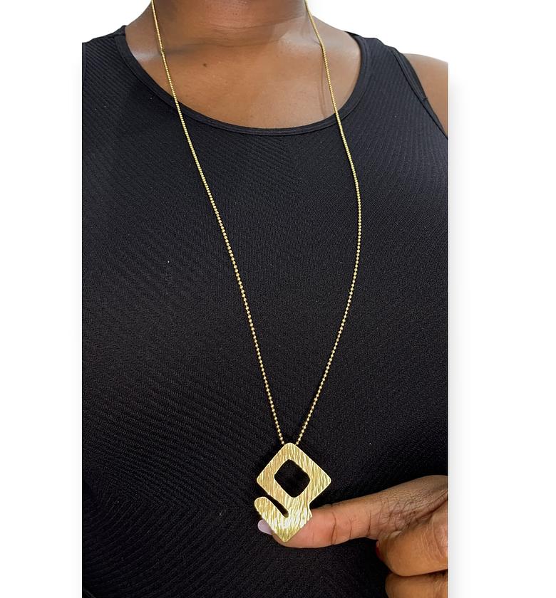 Neo Brass Necklace is  image