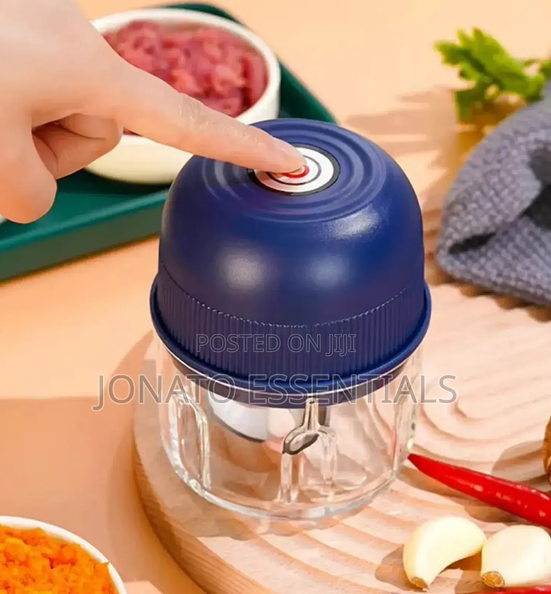 Electric Mini Food Chopper – Garlic, Onion Chili Grinder image