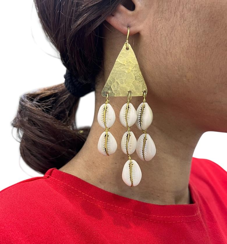 Kahawa Brass Earrings  image