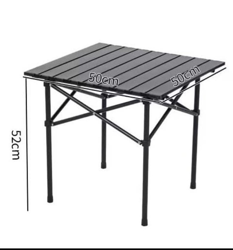 Camping Table. LIGHTWEIGHT ALUMINIUM FOLDABLE CAMPING/OUTDOOR TABLE  image