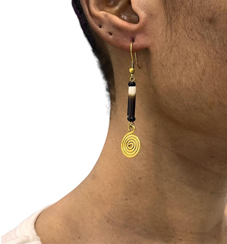 Sade Brass Earrings  image