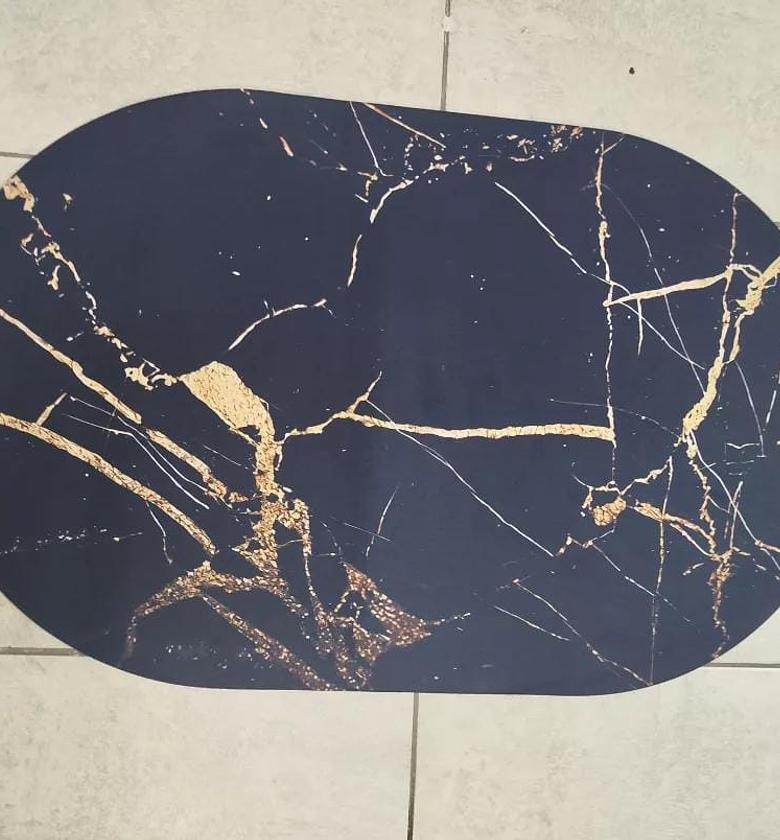 Anti slip oval bathroom mats Size: 50x80cm image