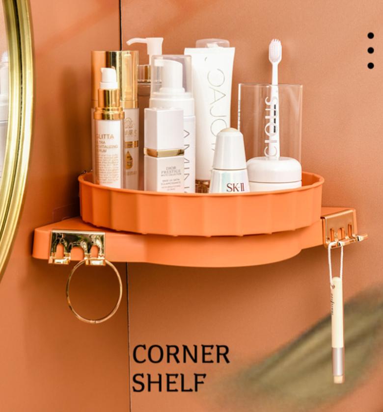 360° Rotating Corner Shelf, Bathroom Shelves image