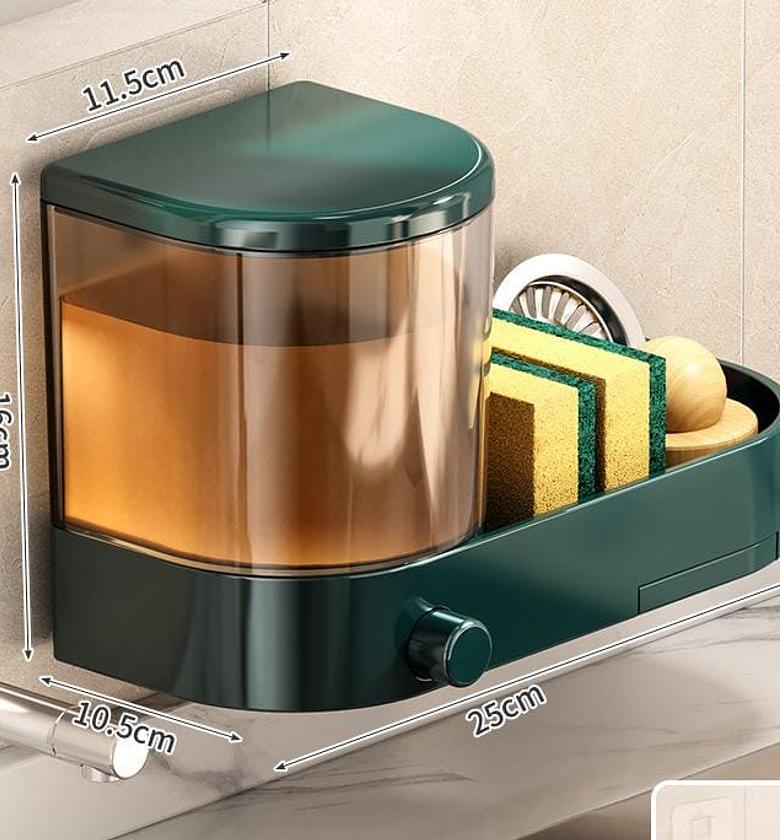 Modern 1000ml High-Capacity Wall-Mounted Liquid Soap & Gel Dispenser image