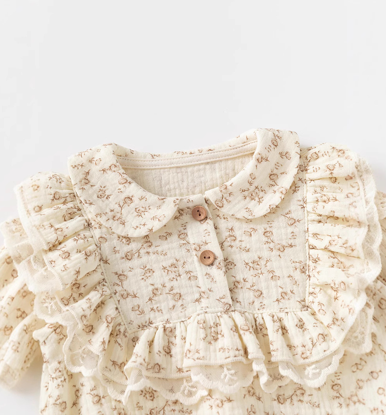 Ivory Garden Muslin Romper image