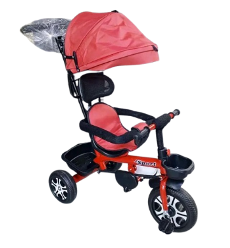 Children's 6-in-1 Convertible Tricycle Stroller For Age 10 months to 5 years of age image