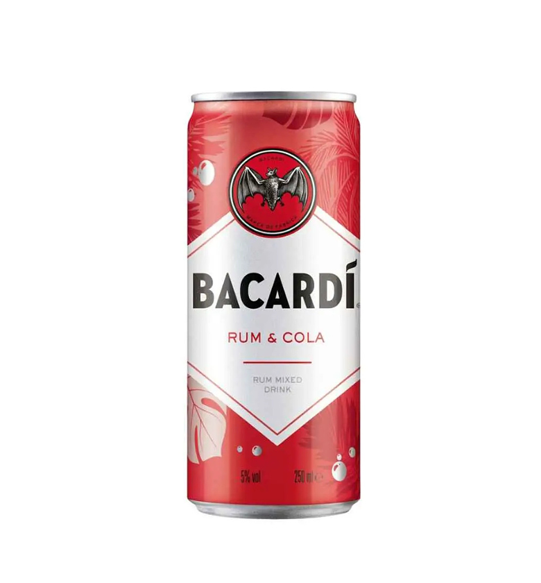 Bacardi Rum & Cola 250ml image
