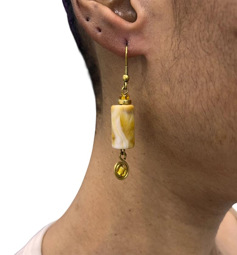 Ashura Brass Earrings  image