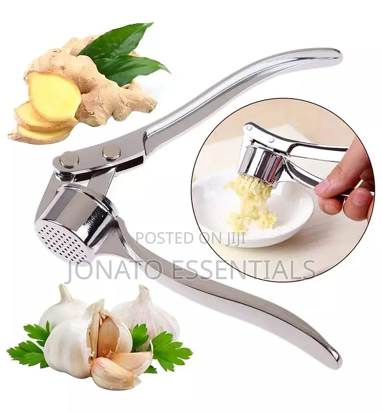 Stainless Steel Garlic Crusher, Garlic Press image