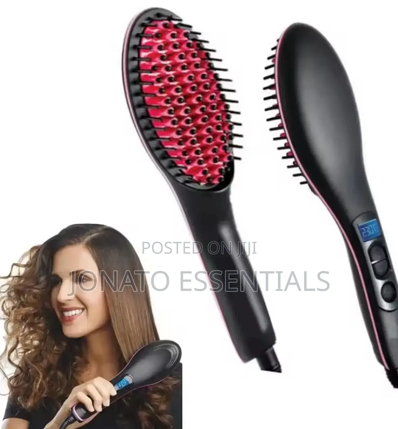 Hair Straightener Comb Brush image