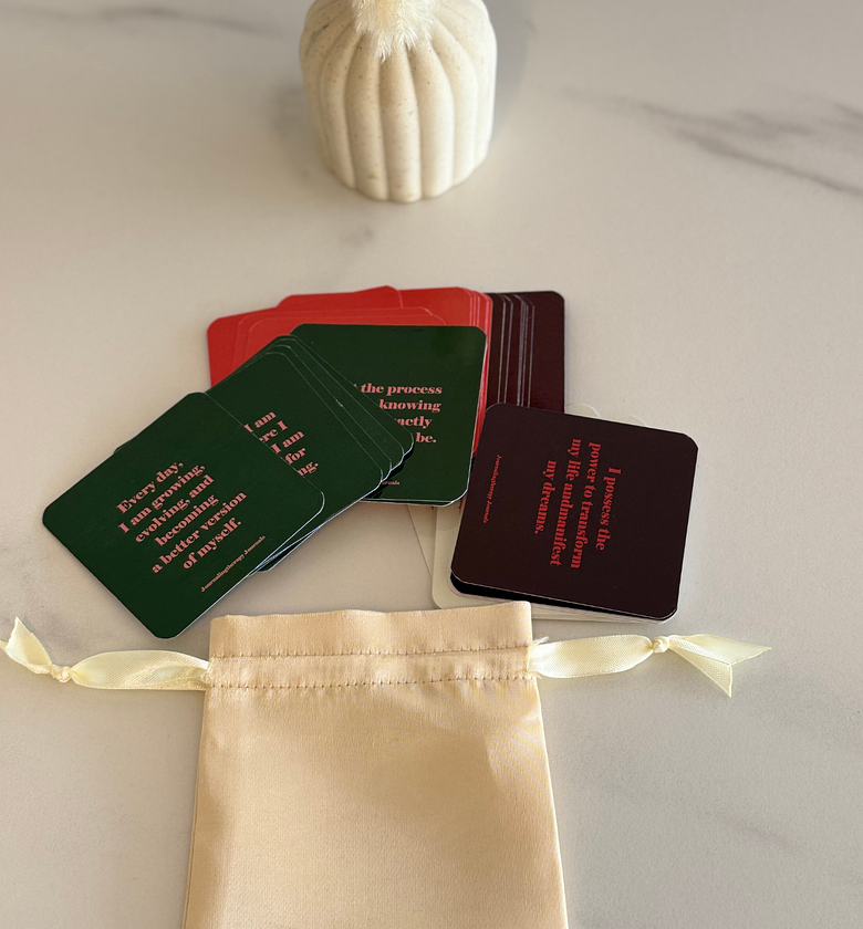 Gratitude Journal + Diamond Pen + Affirmation Cards image