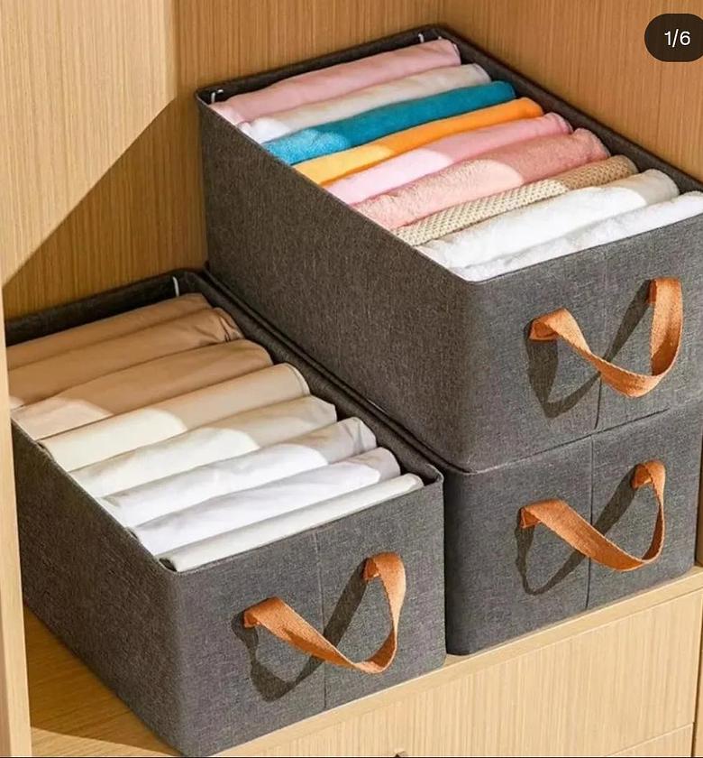 Foldable multipurpose closet organizer  3set image