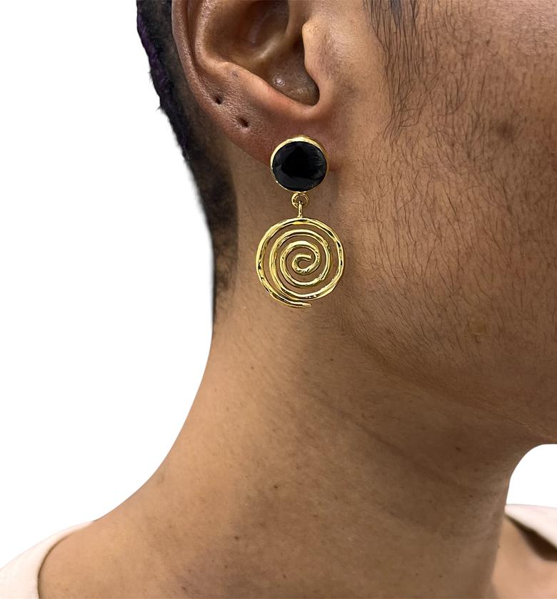 Zaire Brass Earrings  image