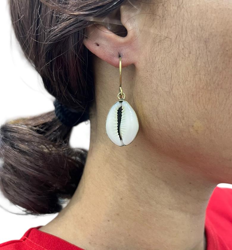 Busola Brass Earrings image