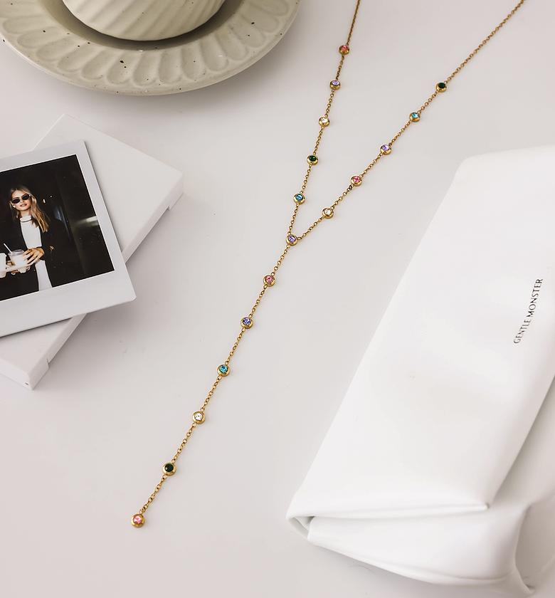 Aurora Gem Station Necklace image