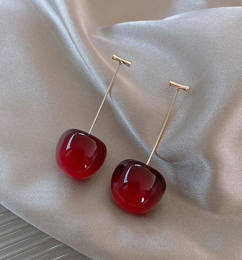 Cherry reversible earrings  image