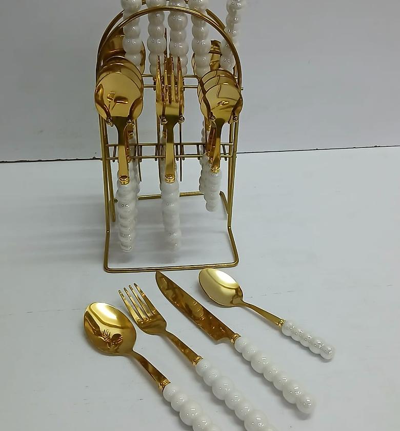 24 pcs Cutlery set with stand  image