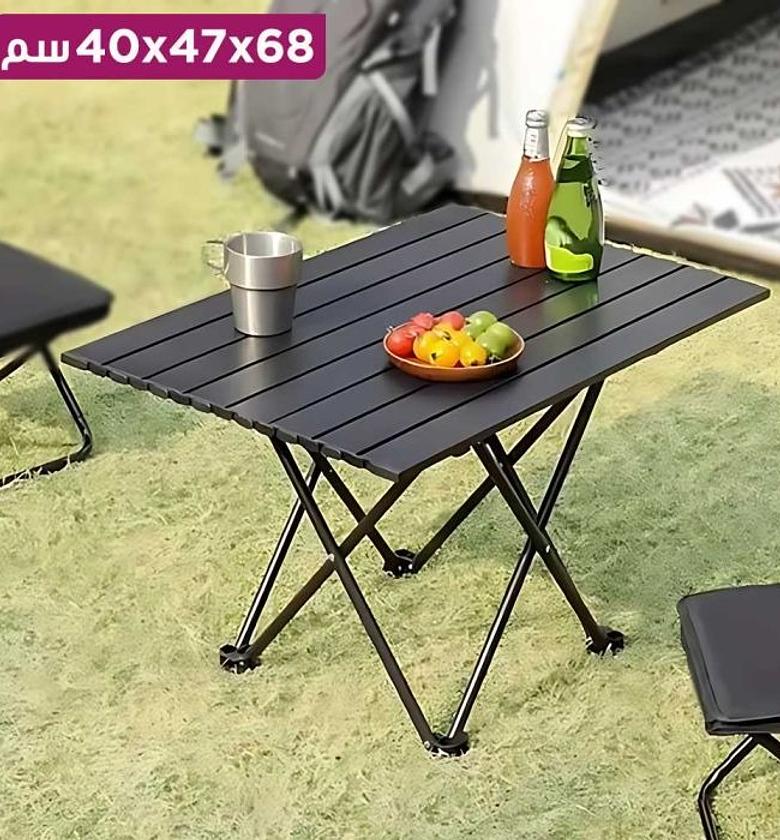 Aluminum Foldable Camping Table.  68 x 47 x 40 cm (length x width x height) image