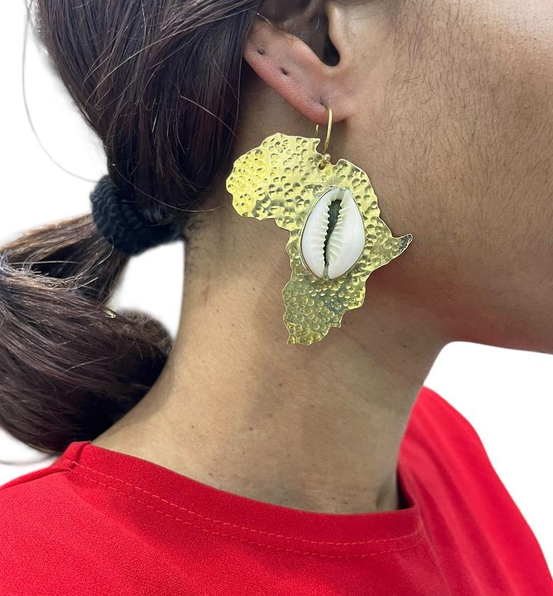 Talanta Brass Earrings  image