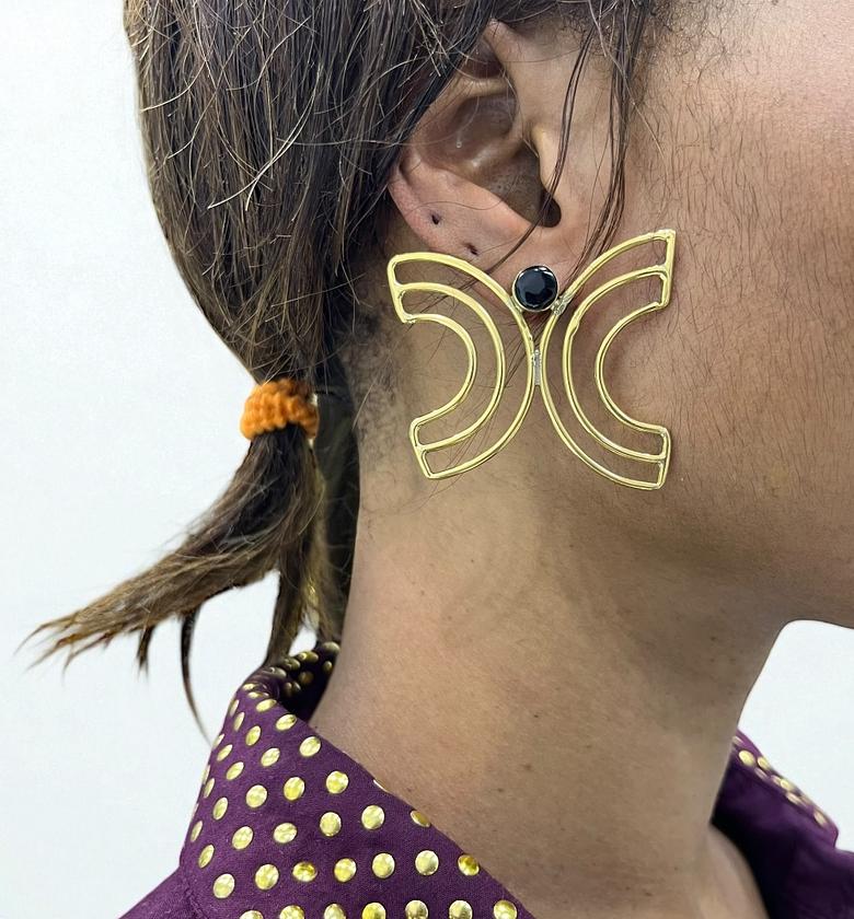 Ushindi Brass Earrings  image