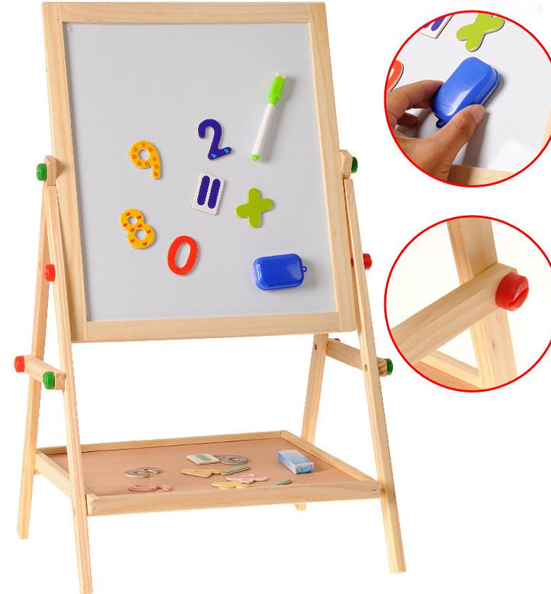 Wooden Drawing Blackboard Whiteboard  image