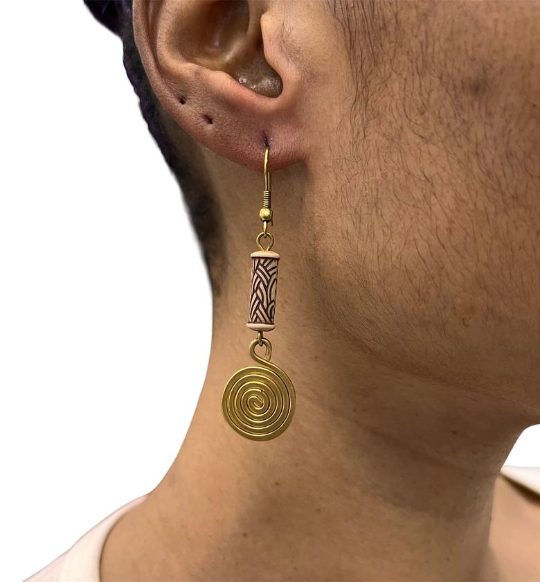 Phumza Brass Earrings  image