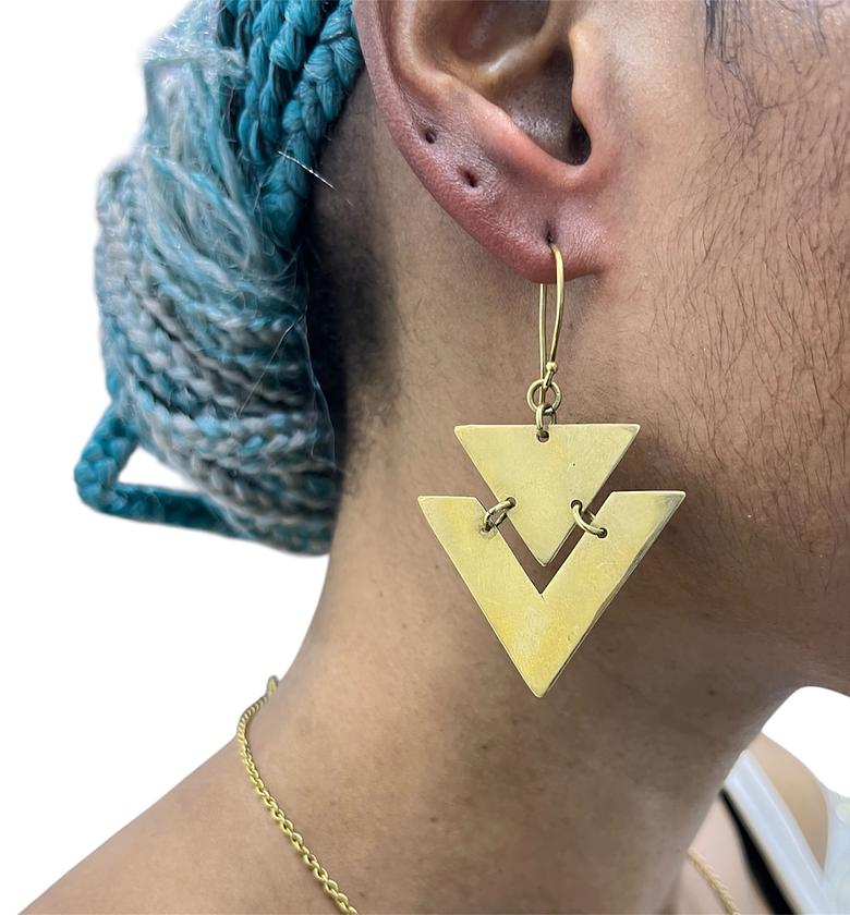 Zola Brass Earrings  image