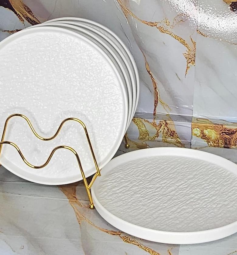 Ceramic plate   Heavy gauge  6 pcs image