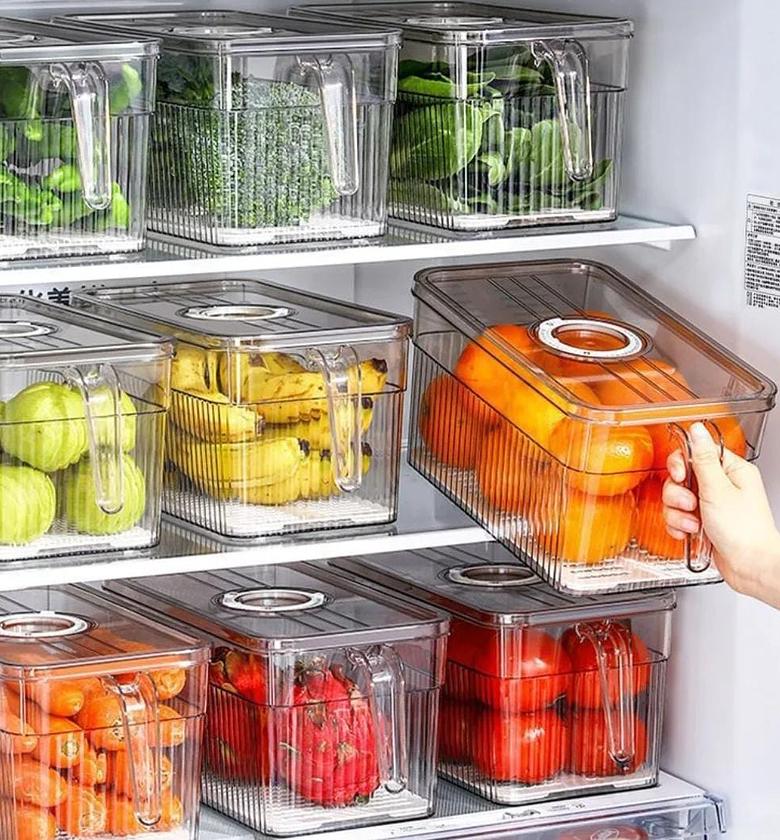Acrylic Fridge storage containers image