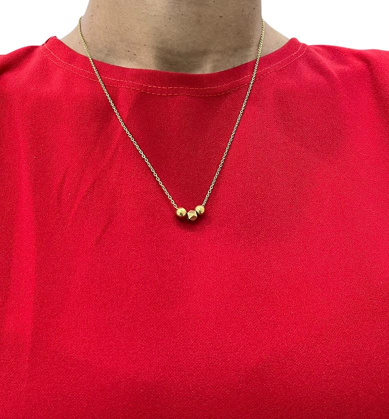 Minimalistic Brass Necklace image