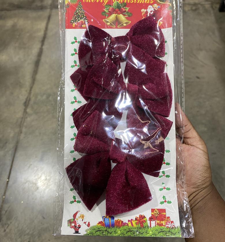 Christmas bow decoration  image