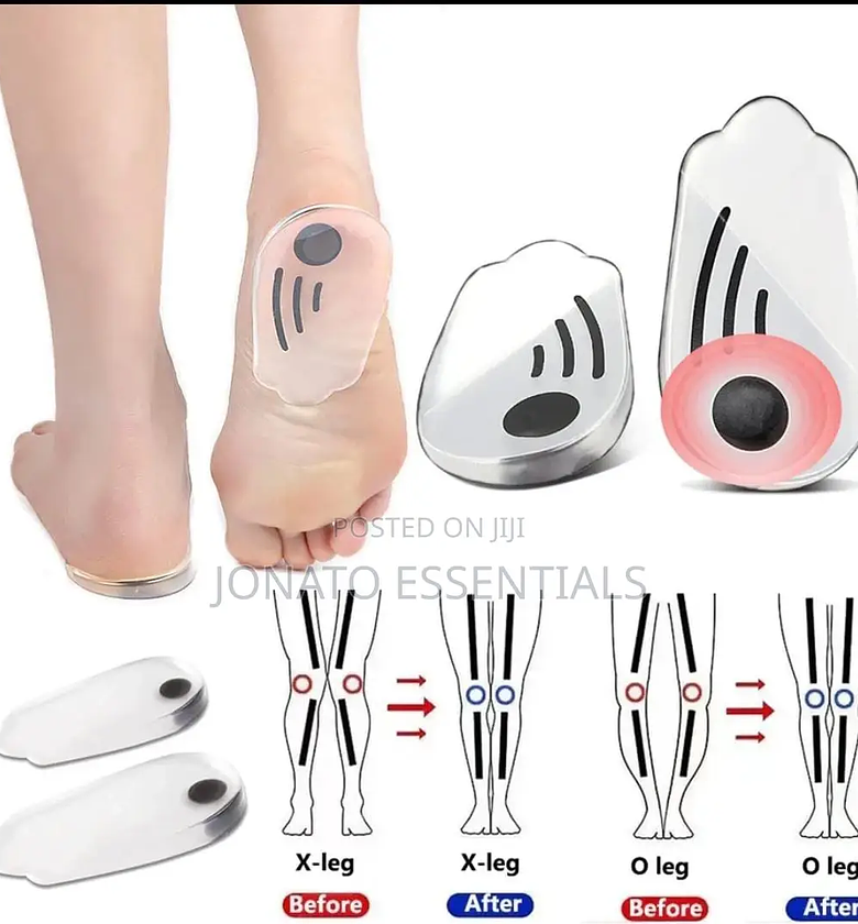 Pair Silicone Orthopedic Insole Or Heel Pads image