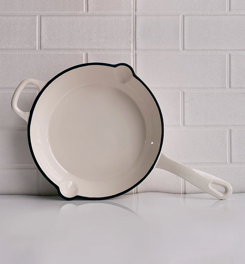 10-Inch Enamel Cast Iron Frying Pan image