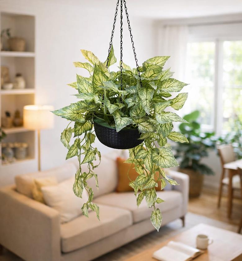Artificial hanging plant  image