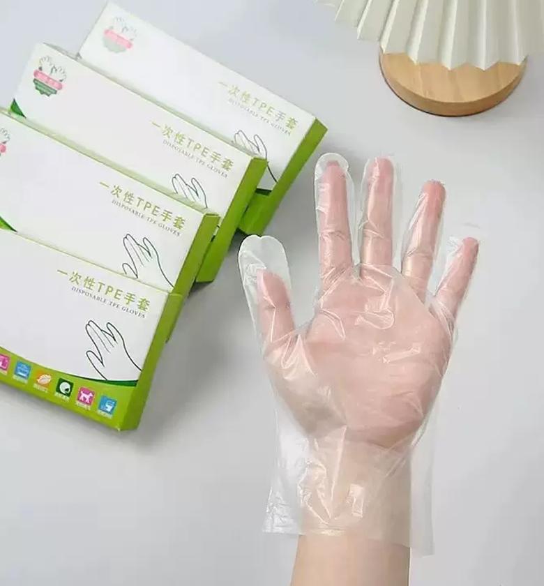 100pcs Food grade disposable gloves image