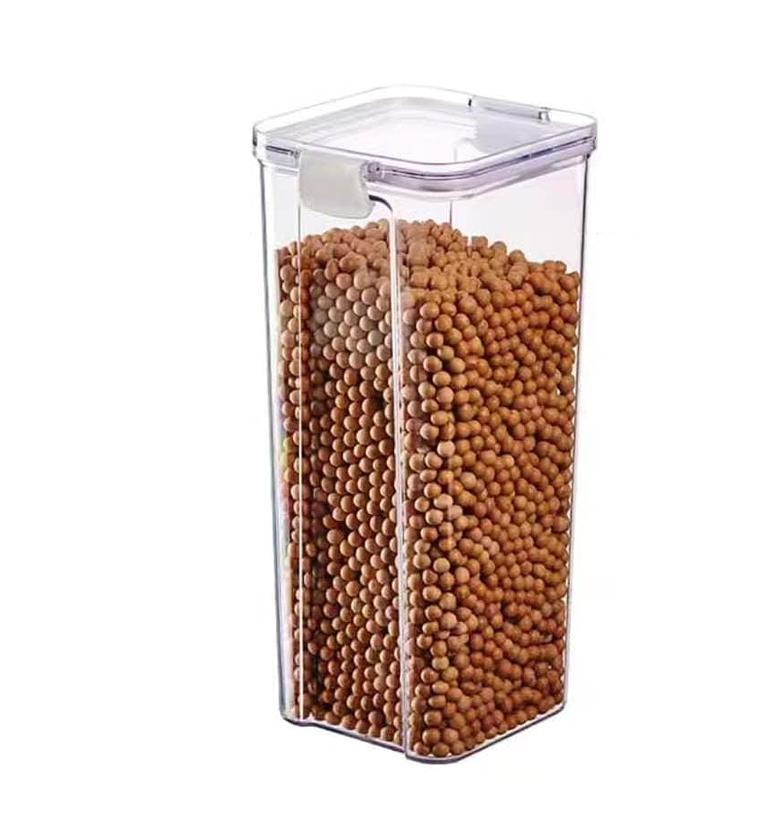 Acrylic airtight cereal/food storage container. image