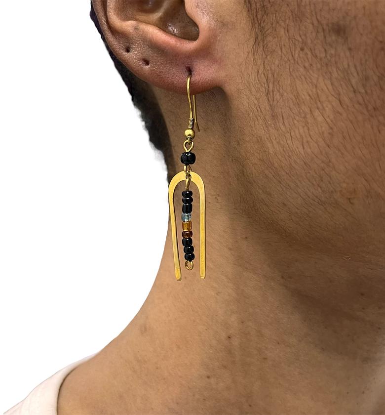 Vimbai Brass Earrings  image