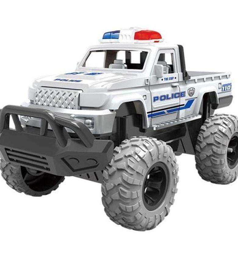 Monster Truck Police Car - Friction Powered Toy Vehicle image
