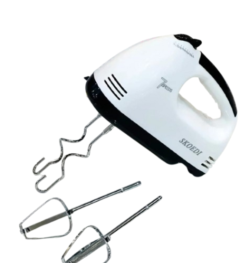 Hand Mixer. Scarlet 7 Speed Electric Hand Mixer/Blender With Beaters,Whisk image
