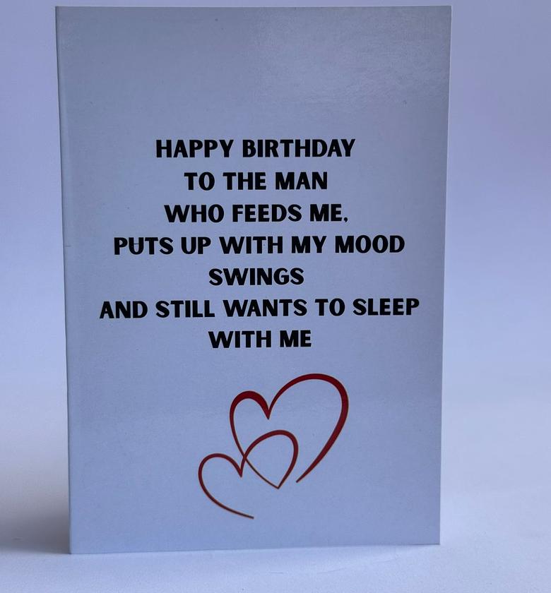 Flirty Birthday Card image
