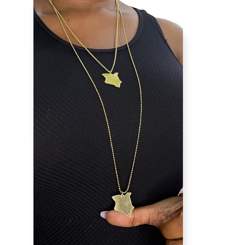 Abeni Brass Necklace  image