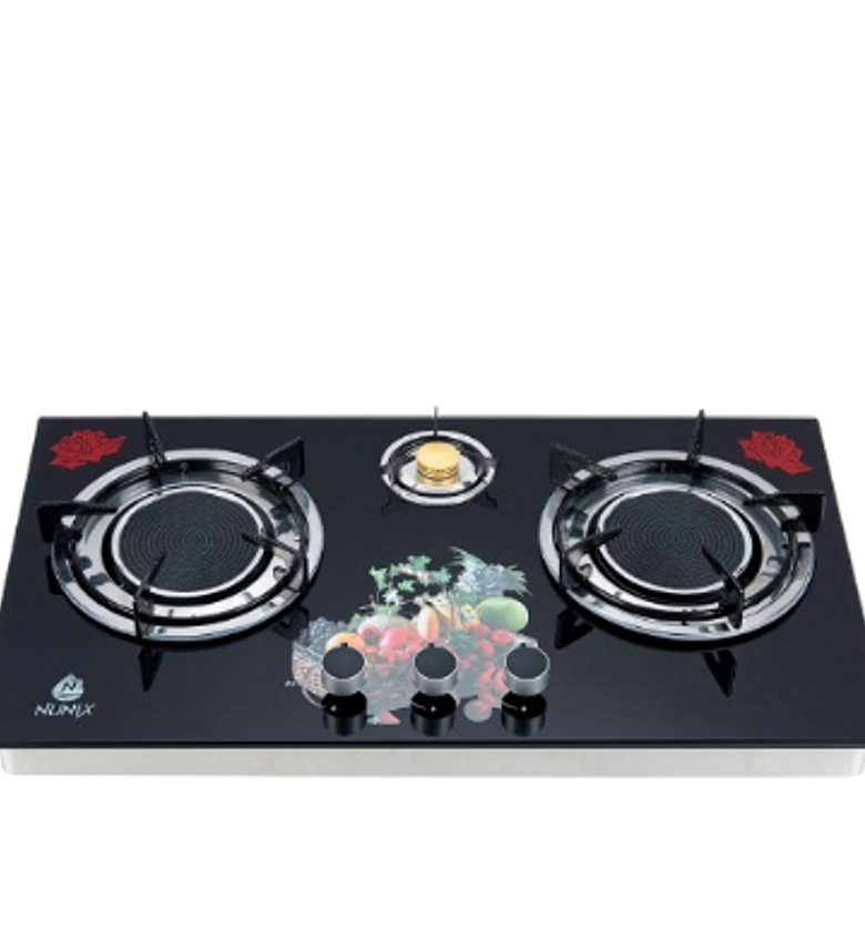Cooktop. Nunix Gp-007 infrared 3 burner gas stove with low gas consumption. RECOMMENDED image