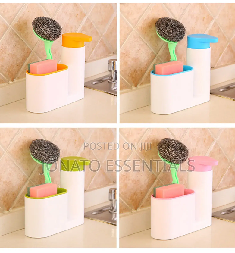 Sink Tidy, Liquid Soap Detergent Dispenser Bottle image