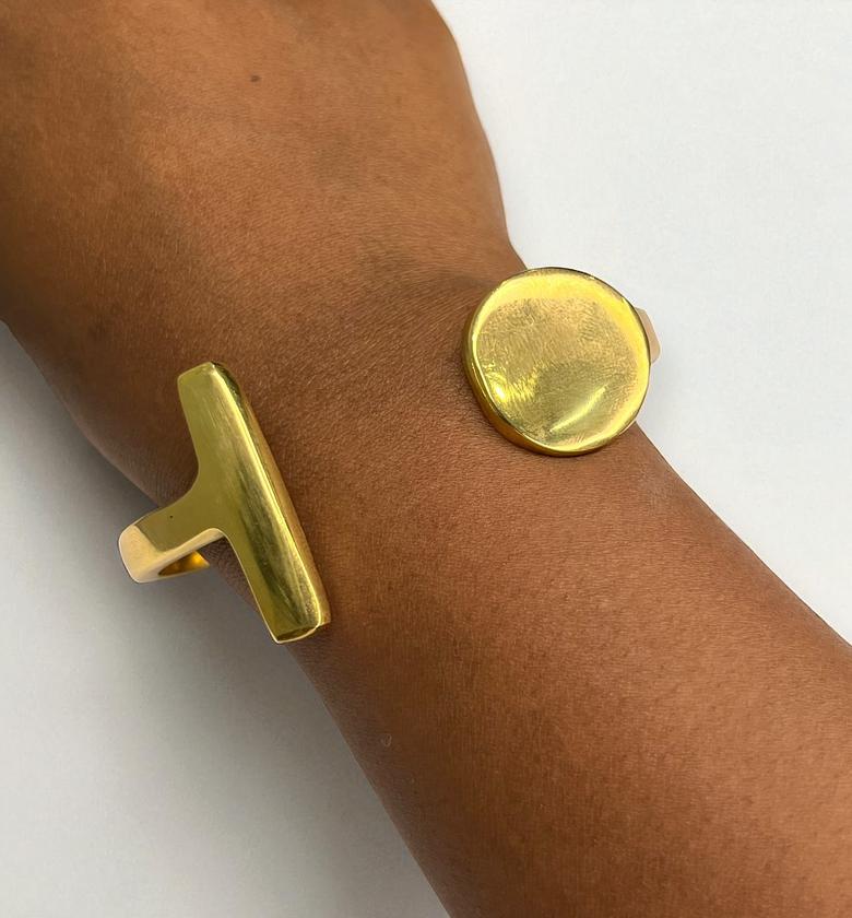 Neo Brass Bracelet Adjustable  image