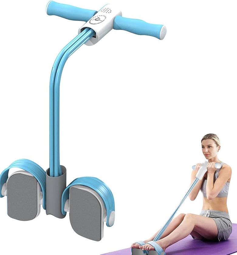 Yoga Pedal Puller Band With Timer, Resistance Band image