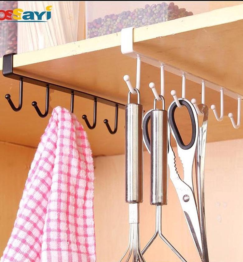 Under-Shelf Multi-Purpose Metallic Hooks image