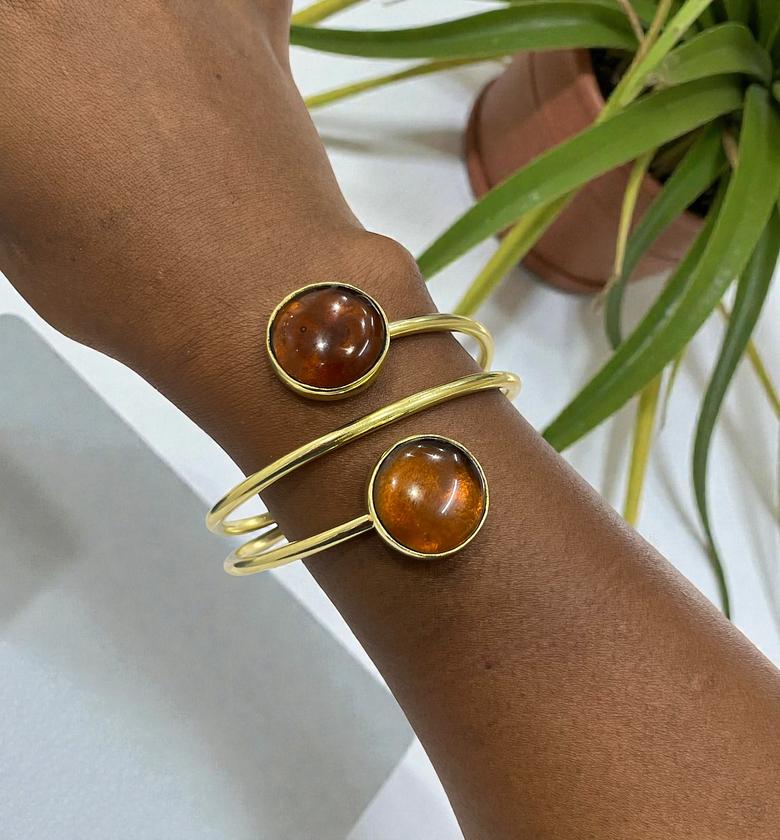 Brass Tiger Eye Bracelet image