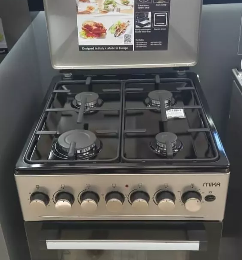Mika All Gas, Free Standing Cooker - 50cm * 60cm & Electric  Oven (1 YR WRTY) image