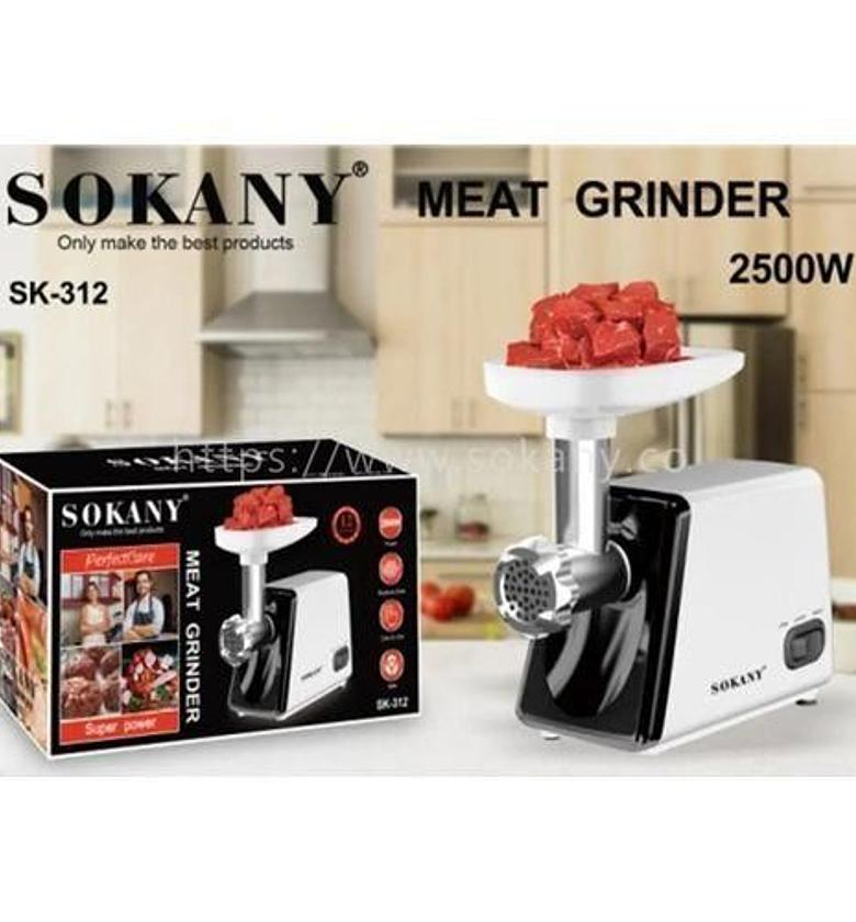 Sokany Multifunctional/ Commercial Electric Meat Mincer / Grinder stainless steel - 2500watts image