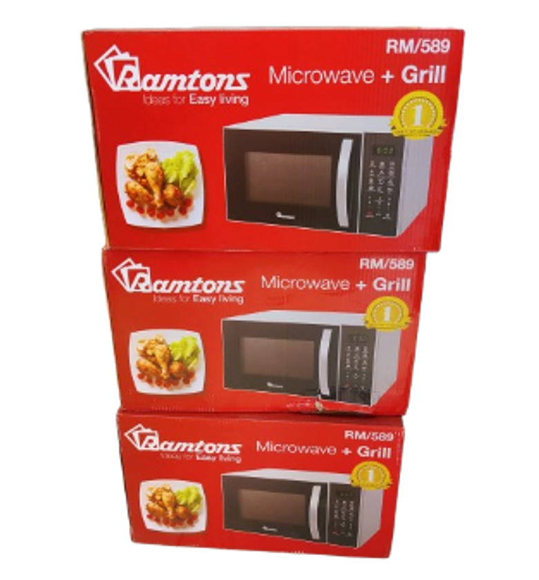 Ramtons RM/458 - Digital Glass Microwave With Grill Capacity 23 ltrs image